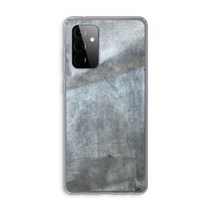 CaseCompany Grey Stone: Samsung Galaxy A72 Transparant Hoesje