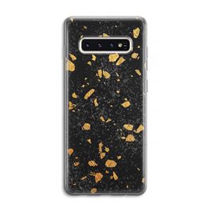 CaseCompany Terrazzo N°7: Samsung Galaxy S10 4G Transparant Hoesje