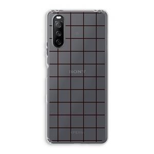 CaseCompany Rooster: Sony Xperia 10 III Transparant Hoesje