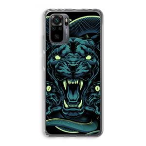 CaseCompany Cougar and Vipers: Xiaomi Redmi Note 10 Pro Transparant Hoesje