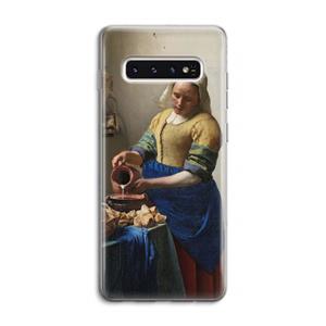 CaseCompany The Milkmaid: Samsung Galaxy S10 4G Transparant Hoesje