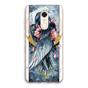 CaseCompany Golden Raven: Xiaomi Redmi 5 Transparant Hoesje