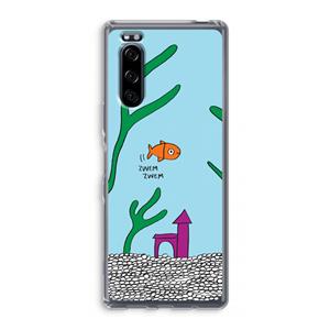 CaseCompany Aquarium: Sony Xperia 5 Transparant Hoesje