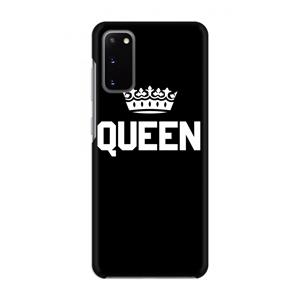 CaseCompany Queen zwart: Volledig geprint Samsung Galaxy S20 Hoesje
