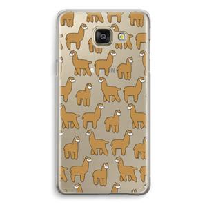 CaseCompany Alpacas: Samsung Galaxy A5 (2016) Transparant Hoesje