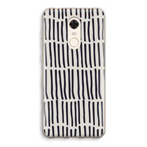 CaseCompany Moroccan stripes: Xiaomi Redmi 5 Transparant Hoesje