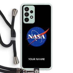 CaseCompany NASA: Samsung Galaxy A52s 5G Transparant Hoesje met koord
