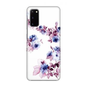 CaseCompany Waterverf bloemen: Volledig geprint Samsung Galaxy S20 Hoesje