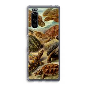 CaseCompany Haeckel Chelonia: Sony Xperia 5 Transparant Hoesje