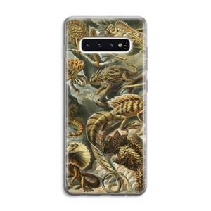 CaseCompany Haeckel Lacertilia: Samsung Galaxy S10 4G Transparant Hoesje