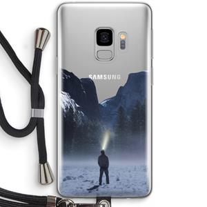 CaseCompany Wanderlust: Samsung Galaxy S9 Transparant Hoesje met koord