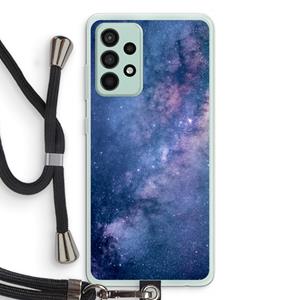 CaseCompany Nebula: Samsung Galaxy A52s 5G Transparant Hoesje met koord