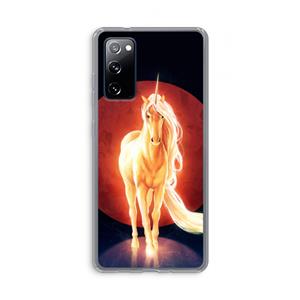 CaseCompany Last Unicorn: Samsung Galaxy S20 FE / S20 FE 5G Transparant Hoesje