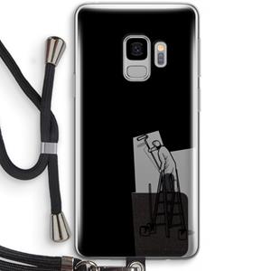 CaseCompany Musketon Painter: Samsung Galaxy S9 Transparant Hoesje met koord