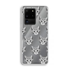 CaseCompany Kitten: Samsung Galaxy S20 Ultra Transparant Hoesje