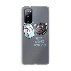 CaseCompany Best Friend Forever: Samsung Galaxy S20 FE / S20 FE 5G Transparant Hoesje