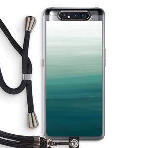 CaseCompany Ocean: Samsung Galaxy A80 Transparant Hoesje met koord