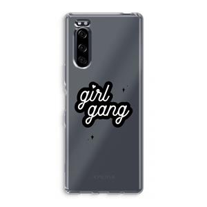 CaseCompany Girl Gang: Sony Xperia 5 Transparant Hoesje
