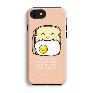 CaseCompany Sleep All Day: iPhone 8 Tough Case