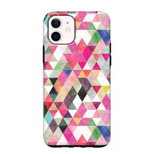 CaseCompany Gekleurde driehoekjes: iPhone 12 mini Tough Case