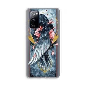CaseCompany Golden Raven: Samsung Galaxy S20 FE / S20 FE 5G Transparant Hoesje