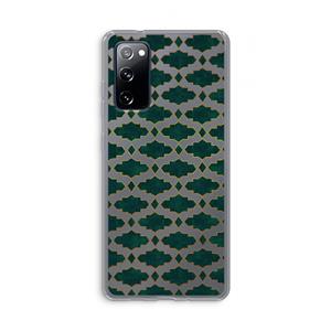 CaseCompany Moroccan tiles: Samsung Galaxy S20 FE / S20 FE 5G Transparant Hoesje