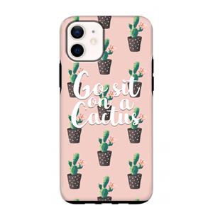 CaseCompany Cactus quote: iPhone 12 mini Tough Case