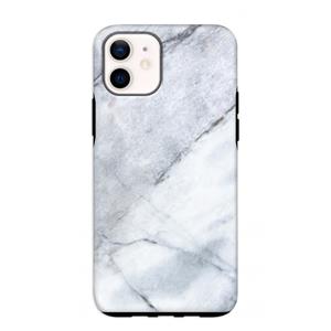 CaseCompany Witte marmer: iPhone 12 mini Tough Case
