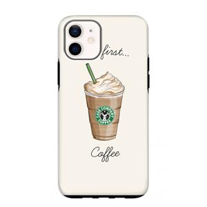 CaseCompany But first coffee: iPhone 12 mini Tough Case