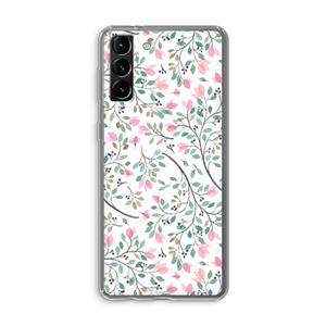 CaseCompany Sierlijke bloemen: Samsung Galaxy S21 Plus Transparant Hoesje