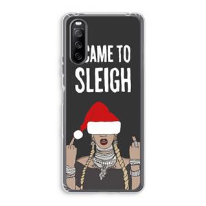 CaseCompany Came To Sleigh: Sony Xperia 10 III Transparant Hoesje