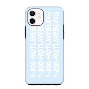 CaseCompany Hotline bling blue: iPhone 12 mini Tough Case