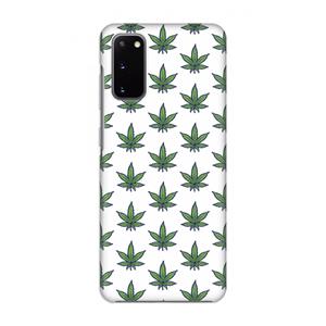 CaseCompany Weed: Volledig geprint Samsung Galaxy S20 Hoesje