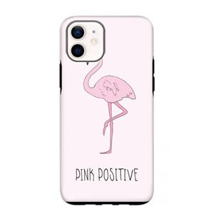 CaseCompany Pink positive: iPhone 12 mini Tough Case