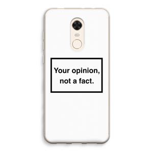CaseCompany Your opinion: Xiaomi Redmi 5 Transparant Hoesje