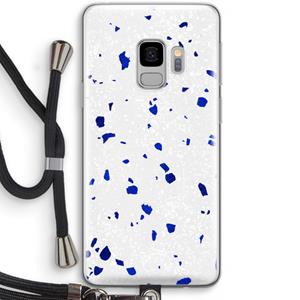 CaseCompany Terrazzo N°5: Samsung Galaxy S9 Transparant Hoesje met koord