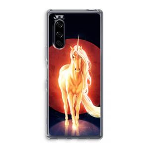 CaseCompany Last Unicorn: Sony Xperia 5 Transparant Hoesje