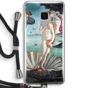 CaseCompany Birth Of Venus: Samsung Galaxy S9 Transparant Hoesje met koord