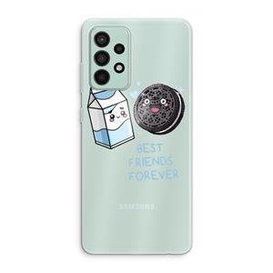 CaseCompany Best Friend Forever: Samsung Galaxy A52s 5G Transparant Hoesje