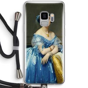 CaseCompany Eleonore: Samsung Galaxy S9 Transparant Hoesje met koord