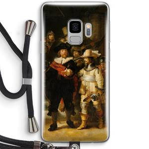 CaseCompany De Nachtwacht: Samsung Galaxy S9 Transparant Hoesje met koord