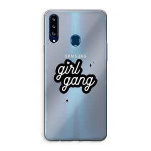 CaseCompany Girl Gang: Samsung Galaxy A20s Transparant Hoesje