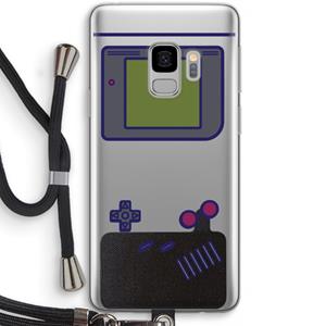 CaseCompany Game On: Samsung Galaxy S9 Transparant Hoesje met koord