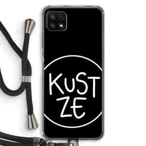 CaseCompany KUST ZE: Samsung Galaxy A22 5G Transparant Hoesje met koord