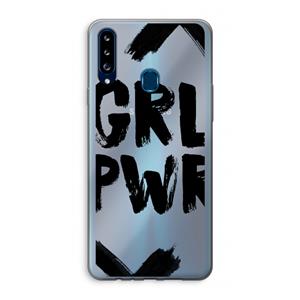 CaseCompany Girl Power #2: Samsung Galaxy A20s Transparant Hoesje