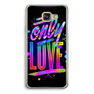 CaseCompany Only Love: Samsung Galaxy A5 (2016) Transparant Hoesje