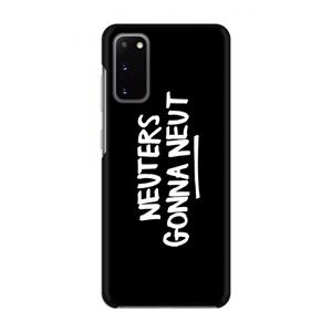 CaseCompany Neuters (zwart): Volledig geprint Samsung Galaxy S20 Hoesje