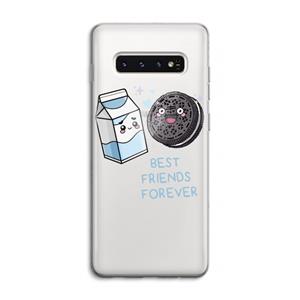 CaseCompany Best Friend Forever: Samsung Galaxy S10 4G Transparant Hoesje