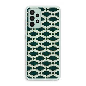 CaseCompany Moroccan tiles: Samsung Galaxy A52s 5G Transparant Hoesje