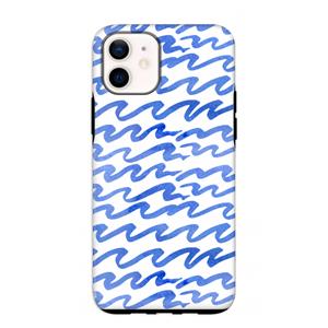 CaseCompany Blauwe golven: iPhone 12 mini Tough Case